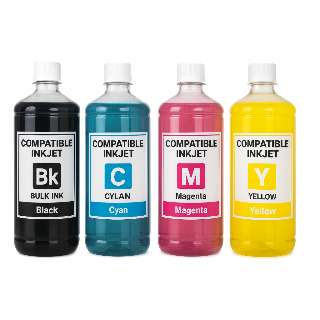 Kit 4 Tinta Compatível HP Smart Tank 210 Compatible Ink 400ml Bulk Ink ...