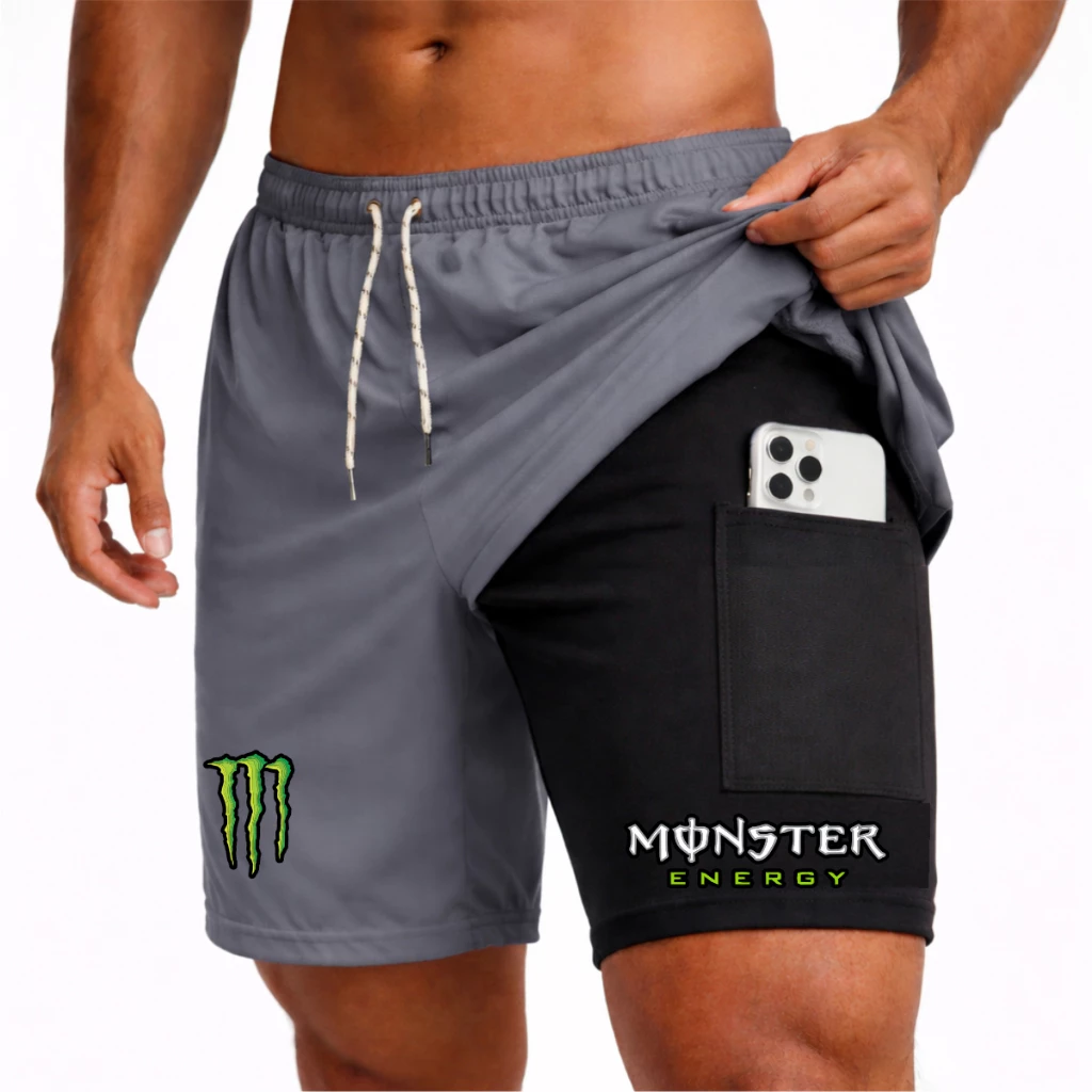 Bermuda Short Compressão 2em1 MONSTER Masculina