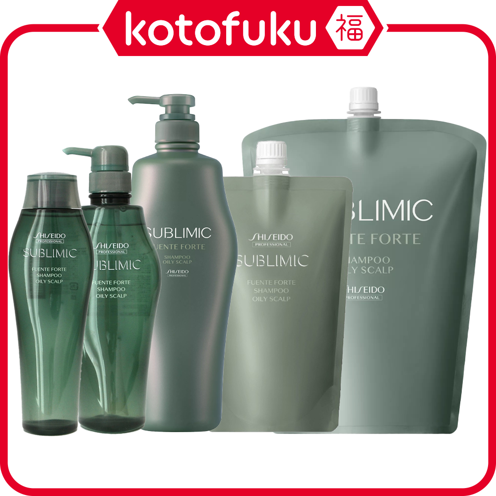 SHISEIDO SUBLIMIC FUENTE FORTE 2袋 Japão Shiseido Sublimic Fuente Forte Shampoo (Cabelo Oleoso