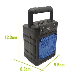 Caixa de Som Portátil Wireless Bluetooth Rádio FM PenDrive SD