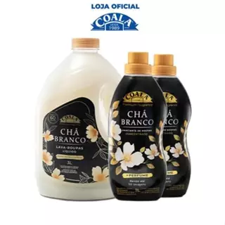 Kit Coala Laundry 1 Lava Roupas 3L + 2 Amaciante - Chá Branco em Oferta na Shopee
