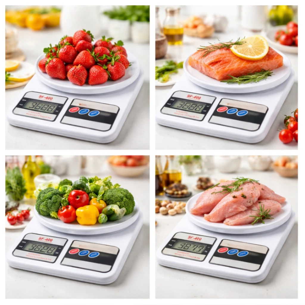 Balança Digital Alta Precisão até 10kg Cozinha Dieta Alimentos Super Precisa Nutrição Confeitaria