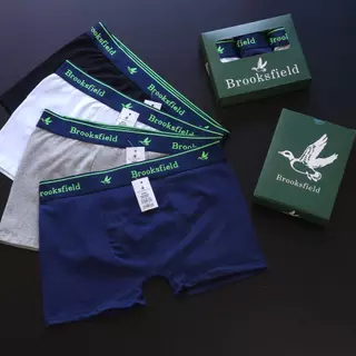 Kit Com 6 Cuecas Boxer Cotton Cores Variadas