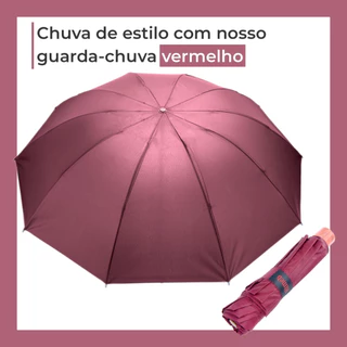 Guarda Chuva Sombrinha Grande 10 Varetas Dobrável Abertura e fechamento manual Masculina Feminina GDC3660-SKU em Oferta na Shopee