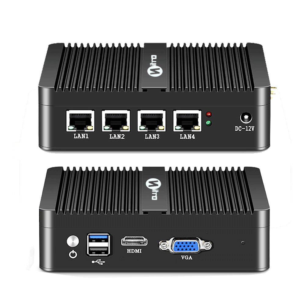 Appliance Firewall Pfsense Mini Pc 4x Lan Gigabit Ssd 120gb | Shopee Brasil