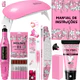 Kit Polygel + Lixadeira Caneta + Cabine Sun Mini + Polygel + Molde F1