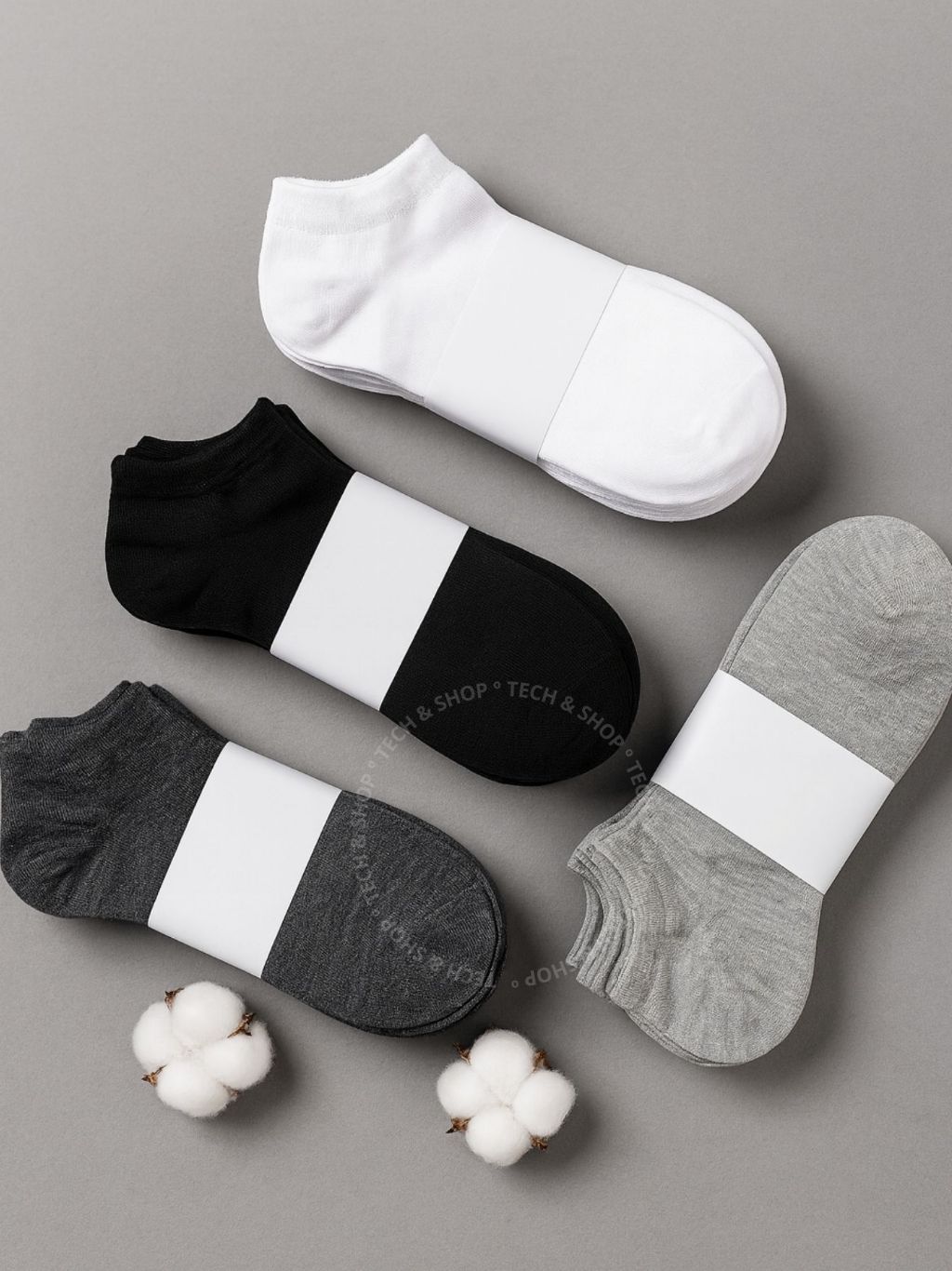 Kit Pares de Meias Soquete Cano Curto Unissex