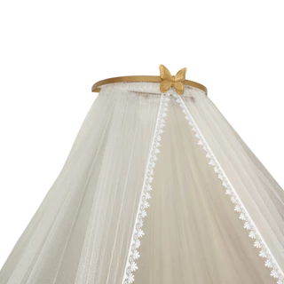 Dossel borboleta com mosquiteiro  tule para berço em Oferta na Shopee