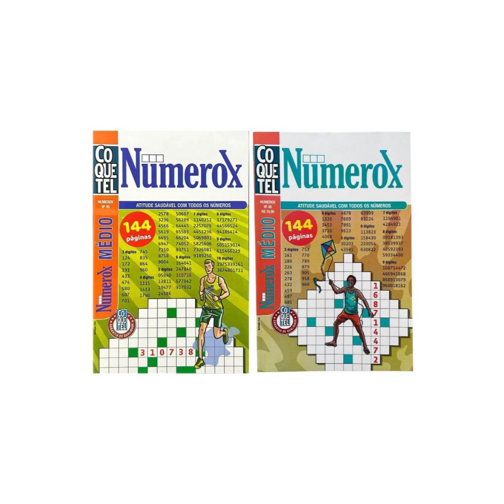 Kit Coquetel Com 2 : Numerox - Nível Médio (novo) | Shopee Brasil