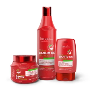 Kit Banho De Verniz Morango Brilho Extremo Forever Liss em Oferta na Shopee