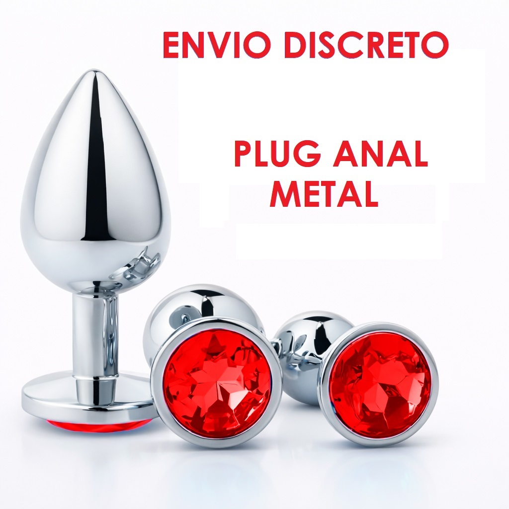 Plug Anal Estimulador Pequeno Aço 7cm Anus Sexy Shop