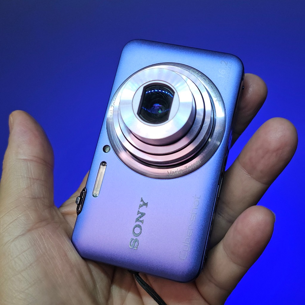 Câmera Sony Cyber-shot DSC-WX7 Azul completa 16gb id202 | Shopee
