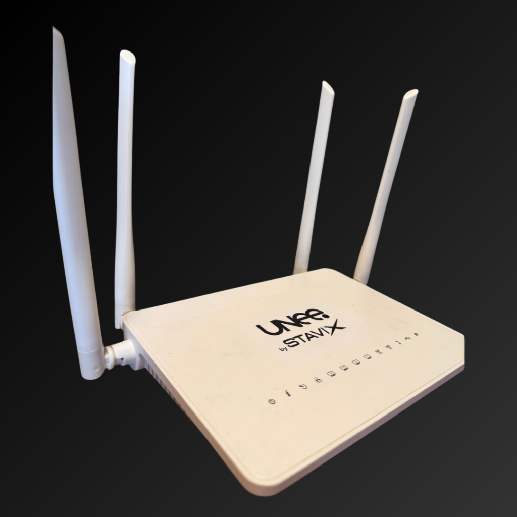 Modem ONU XPON Wi-Fi AC1200 Stavix MP-G421RQ com 4 Antenas | Shopee Brasil