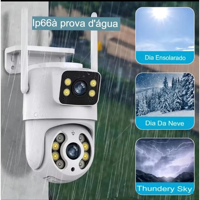Câmera A28b 6MP Lente Dupla PTZ + Caixa PVC Brinde | Shopee Brasil