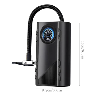 Compressor de Ar Portátil 12V para Carro – Bomba de Pneu Emergencial