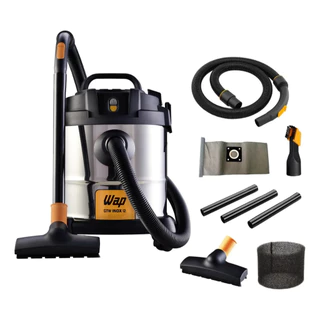 Aspirador Pó E Água Wap Gtw Inox 12 12l Bocal De Sopro 1400w em Oferta na Shopee