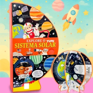 Livro Globo Premium 3D : Explore O Sistema Solar | Leitura Interativa Educativa Para Crianças em Oferta na Shopee