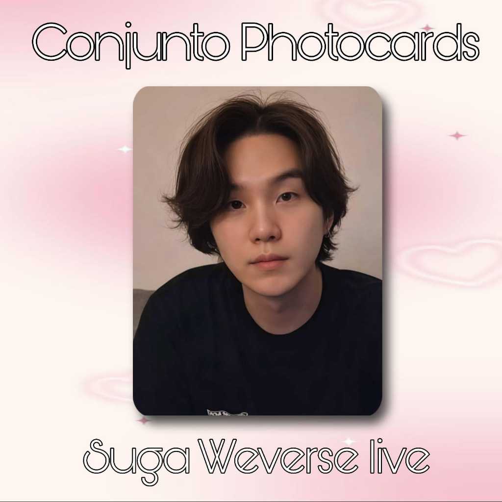 Photocard fanmade suga BTS em Promoção na Shopee Brasil 2026