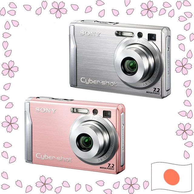 SONY Cyber-shot 7.2メガピクセル ピンク　動作確認済み Amazon.com: Sony Cybershot DSCW55 7.2MP 數位相機,附3 倍光學變焦