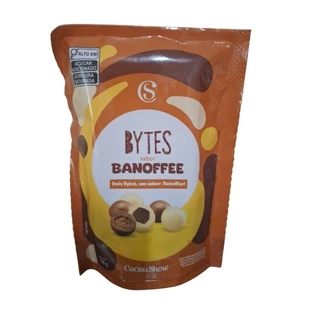 Bytes Drageados Chocolate ao Leite com Crocantes e Banana Desidratada Banoffee 100g Cacau Show em Oferta na Shopee