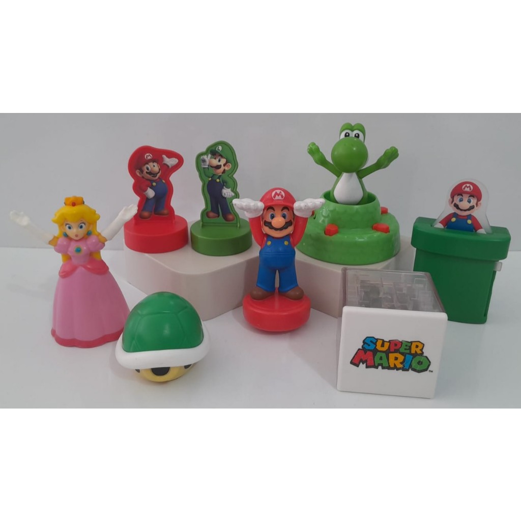 Bonecos dos Personagens da Coleção Super Mário - McDonald's - 2019 em Oferta na Shopee