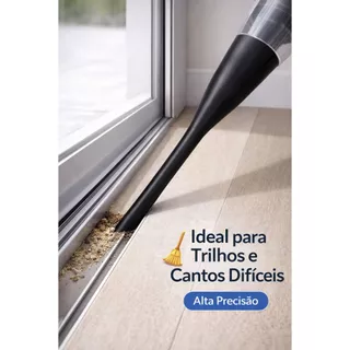 Adaptador Bico Fino para Aspirador, Ponteira para Cantos, Trilhos e Carro Bico Alongado para Aspirador de Pó – Limpeza