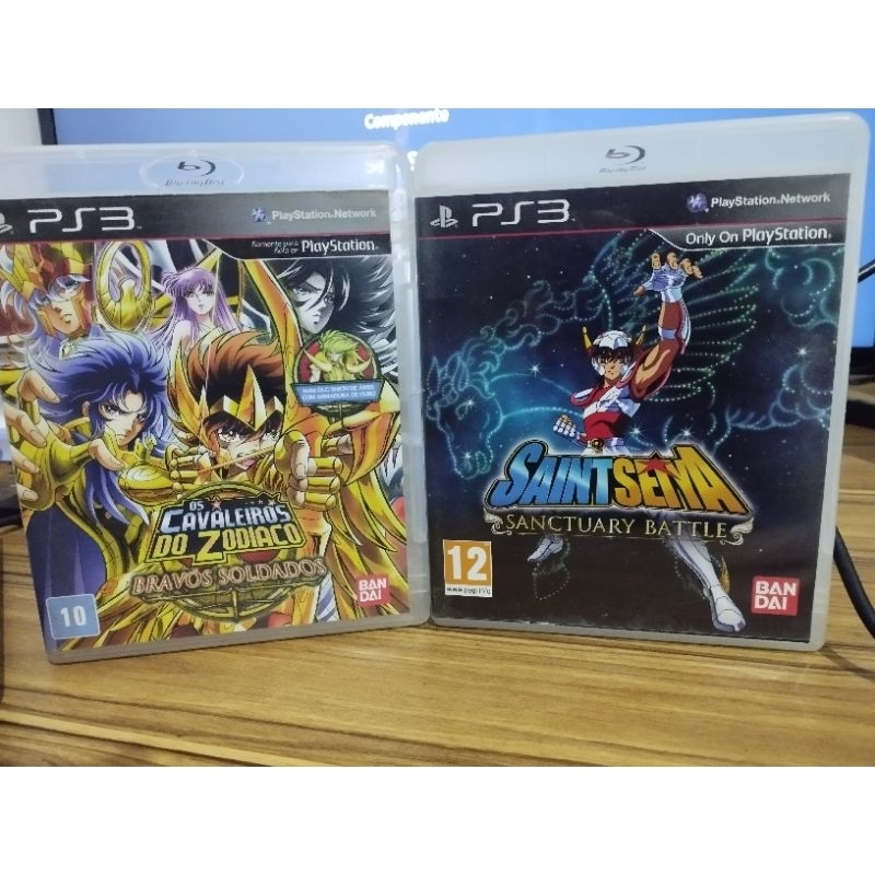 combo jogos cavaleiros do zodíaco Playstation 3/ps3. | Shopee Brasil