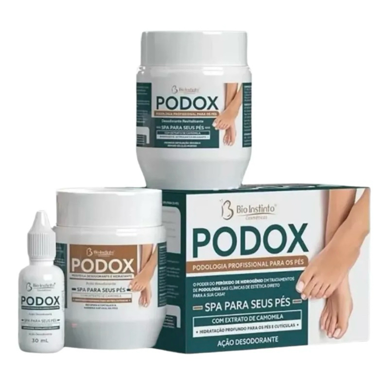 01 KIT PODOX Podologia Spa dos Pés Bio Instinto Manicure Unhas ...