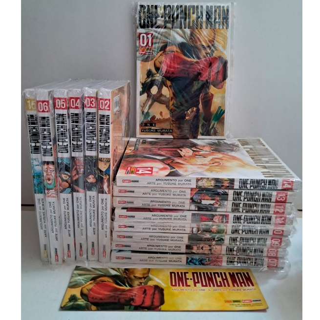 Mangá One-Punch Man - Volumes 1 ao 29 + Catalogo de Herois