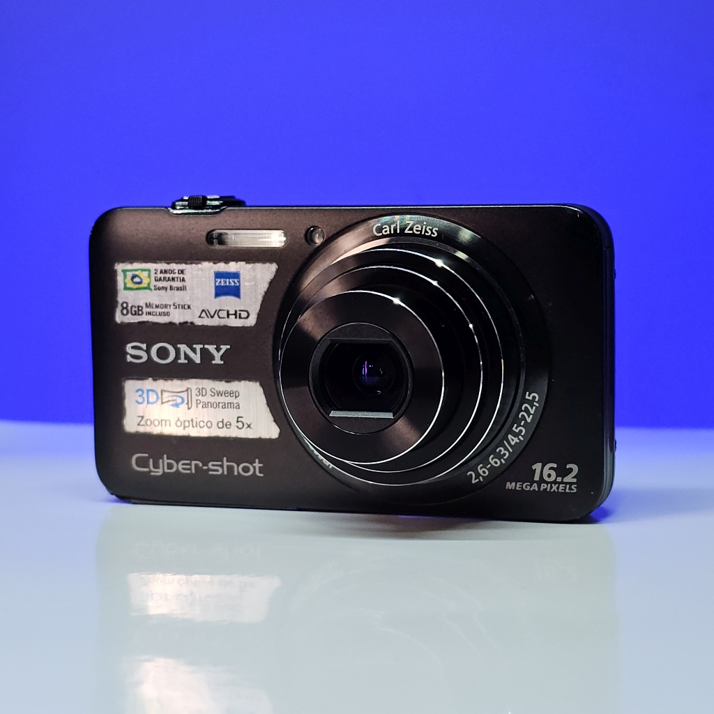 Câmera Sony Cyber-shot DSC-WX7 completa 16gb id197 | Shopee Brasil