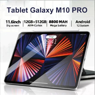 2025 Novo Galaxy M10 PRO 11,6 polegadas comprimido 12 GB+512GB Online Learning Tablet Student 5g/wiftablet em Oferta na Shopee