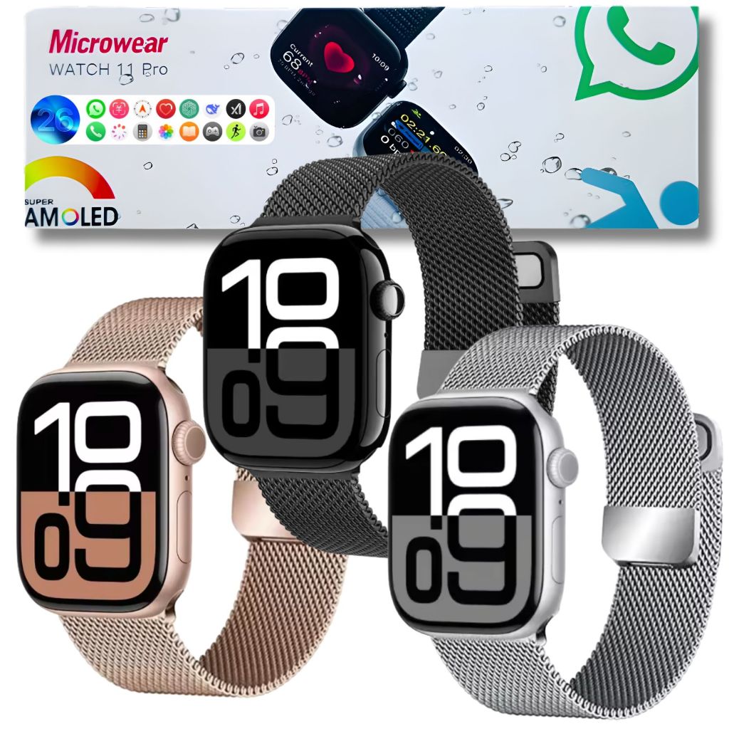 Smartwatch W11 PRO 46mm Chat Gpt Série 11 Lançamento 2026 Relógio ...