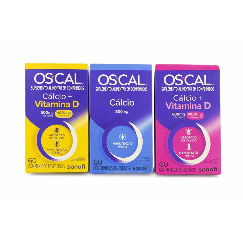 Oscal 500mg 60 comprimidos | Shopee Brasil