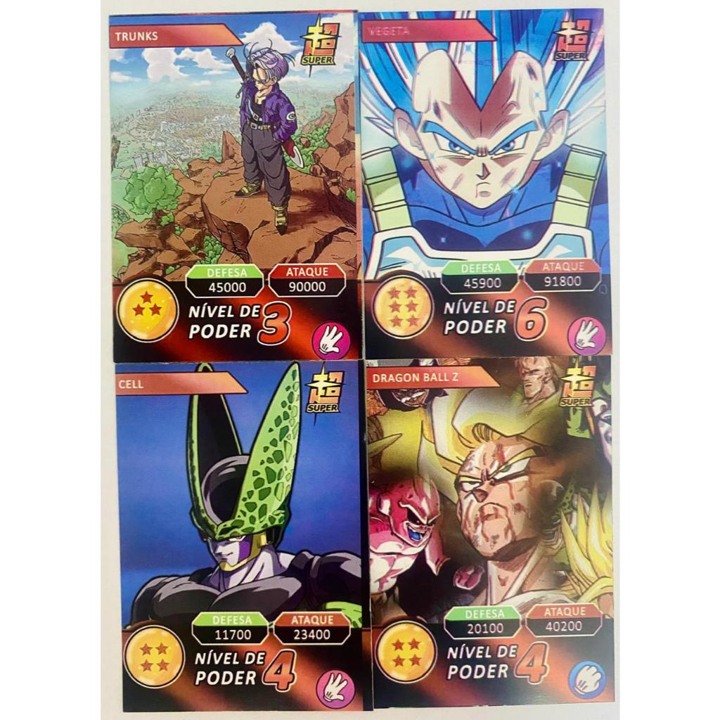 600 cards Dragon Ball MK = 150 pacotes fechados | Shopee Brasil