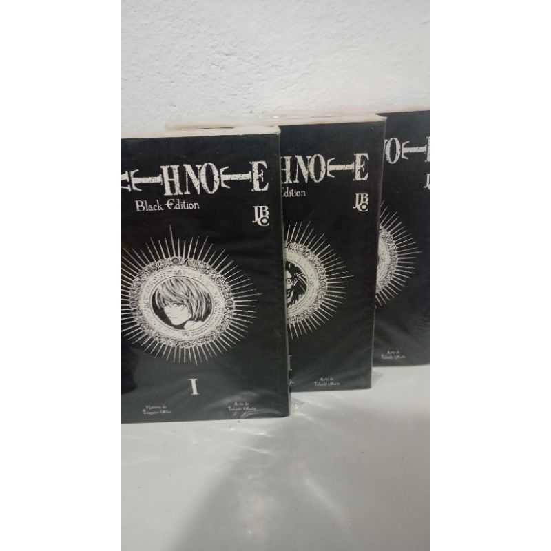 Mangá Death Note black edition volumes 1, 2 e 3 | Shopee Brasil