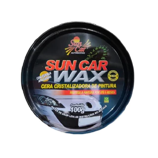 Cera automotiva Cristalizadora Sun Car Wax 100G