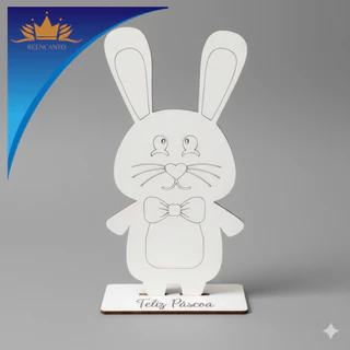 Kit 50 Coelhos De Pascoa 18x9cm MDF 3mm Lembrancinha Personalizada Festa Infantil Escolar em Oferta na Shopee