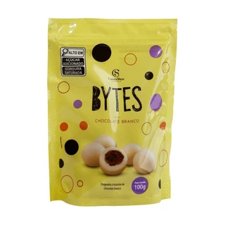 Bytes Chocolate Drageados de Chocolate Branco 100g Cacau Show em Oferta na Shopee