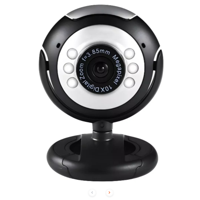 Webcam Plug In Play Com Luz E Audio Embutido usb