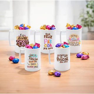 Kit 10 Canecas Feliz Páscoa Acrílico 300ml Lembrancinha Brinde Presente em Oferta na Shopee