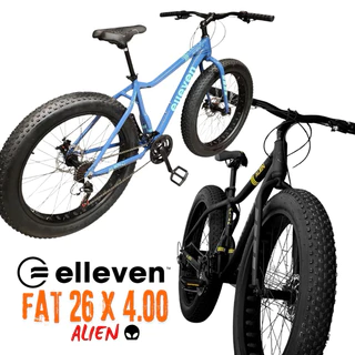 BICICLETA ELLEVEN ARO 26 FAT ALIEN 👽 CÂMBIO SHIMANO - 7 VELOCIDADES em Oferta na Shopee