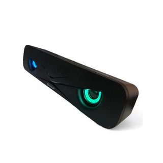 Caixa de Som Multimídia Gamer Para PC e Notebook 6W RMS LED Conexão USB P2 Modelo KP-RO830