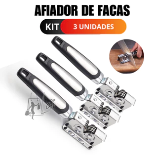 Afiador Amolador de Facas Canivete Aço Inox Tesoura Profissional em Oferta na Shopee