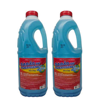 KIT C/ 2 UND - SABÃO DE QUEROSENE 2 LITROS - PARA LIMPEZA PESADA em Oferta na Shopee