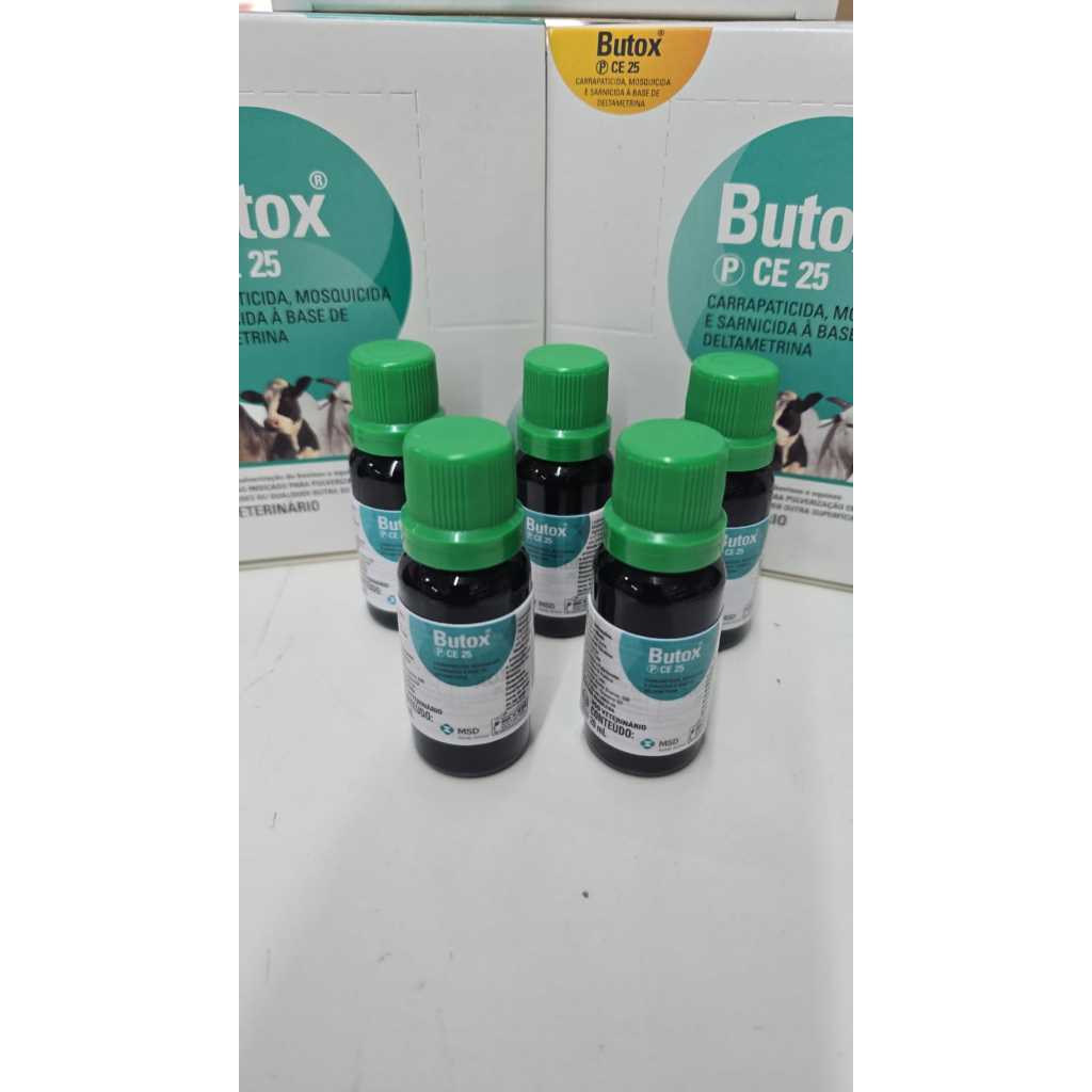Kit 5 Butox Para Carrapato Pulgas Sarna Moscas Para Ambiente 20ml ...