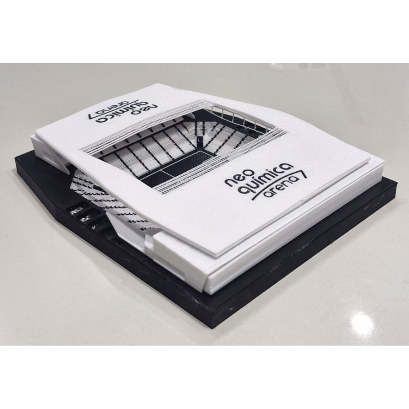 Maquete Arena Corinthians Neo Química Arena casa do povo