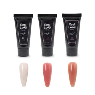 Kit 3 Polygel Para Alongamento Molde F1 REAL LOVE em Oferta na Shopee