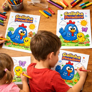 Kit Desenhos para Colorir Meninas ou Meninos desenhos A6 | Educativo Infantil em Oferta na Shopee