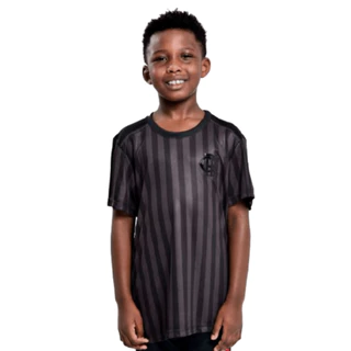 Camisa Flamengo Infantil Listrada Preta Coimbra em Oferta na Shopee