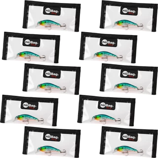 Kit 10 Protetor de Isca e Anzol Capa Protetora PVC Cristal Flexível Ajustável Vara Pesca NuBag em Oferta na Shopee